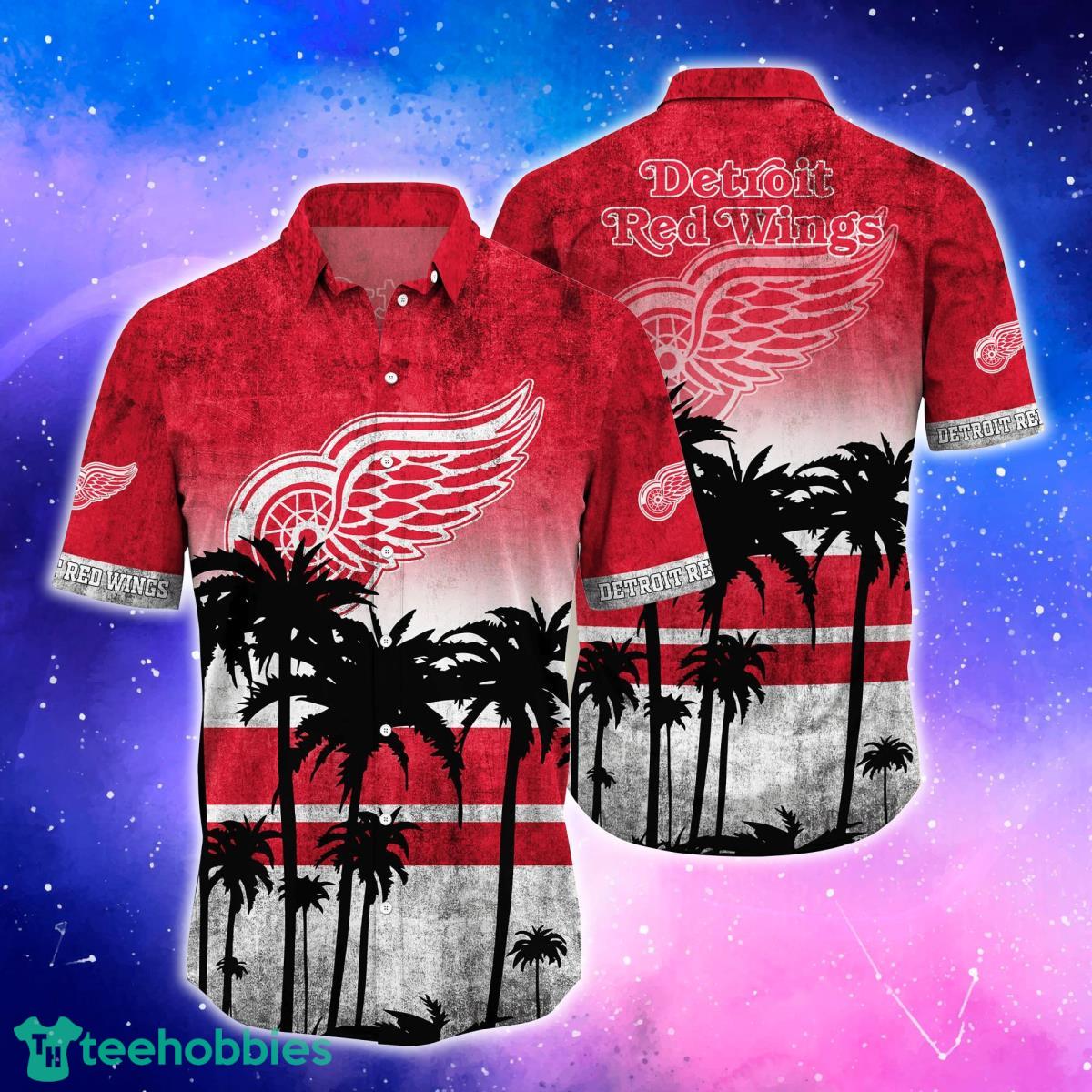 Detroit Red Wings NHLTropical Hawaiian Shirt For Fans - Banantees