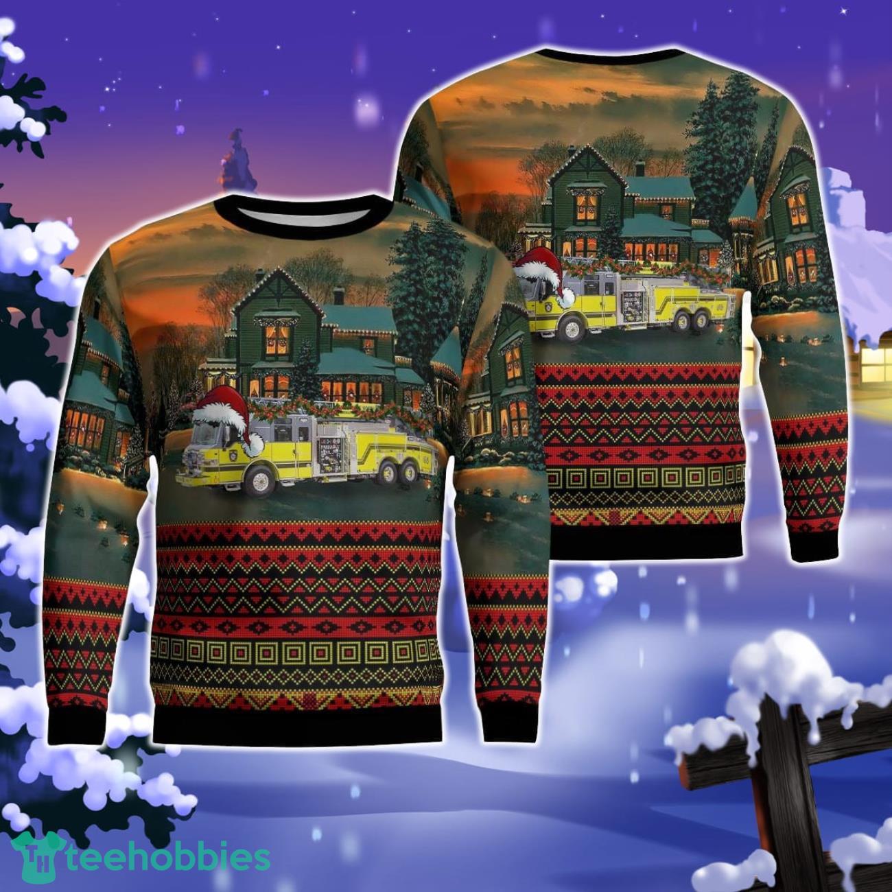 Dfw Airport, Texas, Dallas Fort Worth International Airport AOP Ugly Sweater Gift For Christmas Product Photo 1
