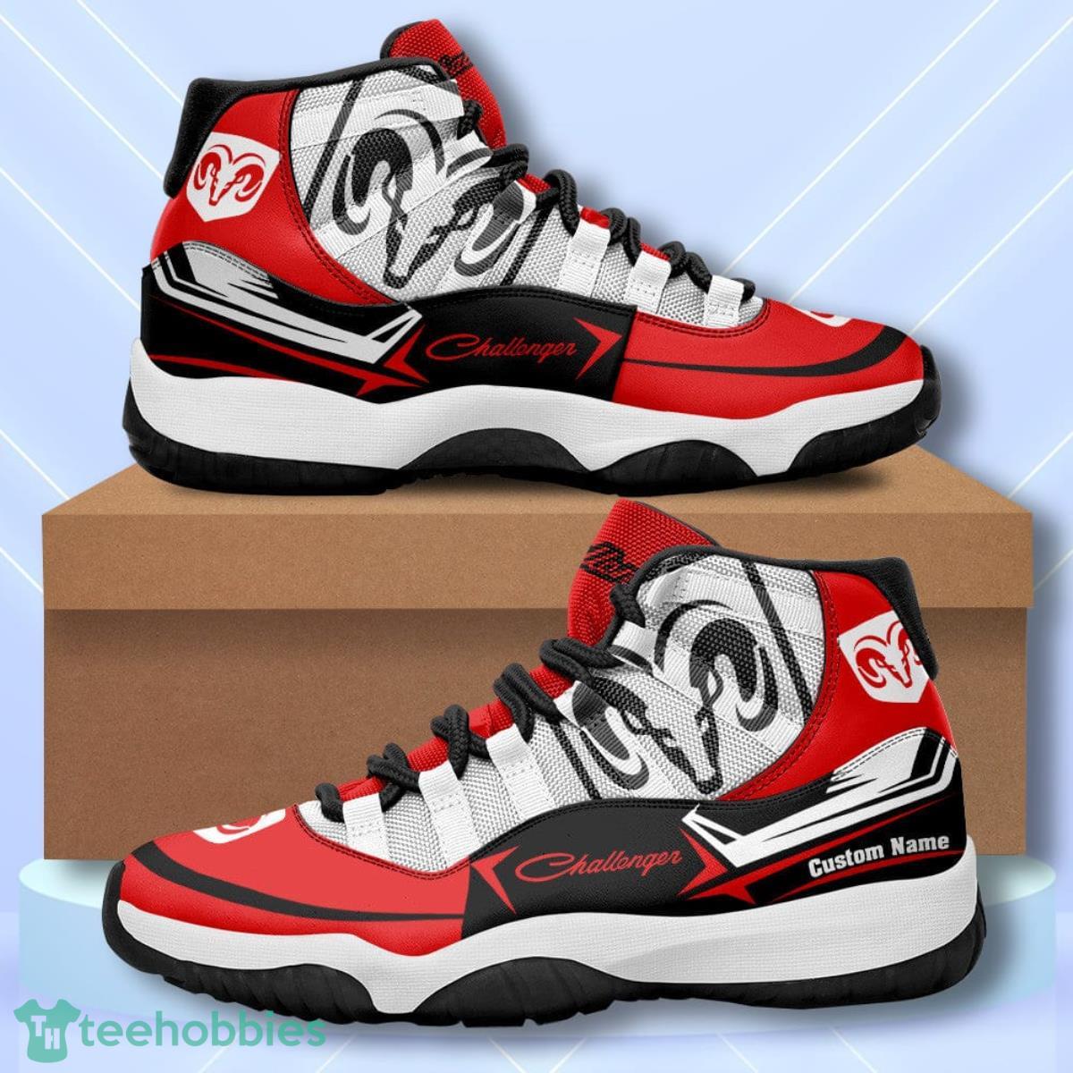 Dodge Challenger Custom Name Air Jordan 11  Sneakers Vintage Shoes Product Photo 1
