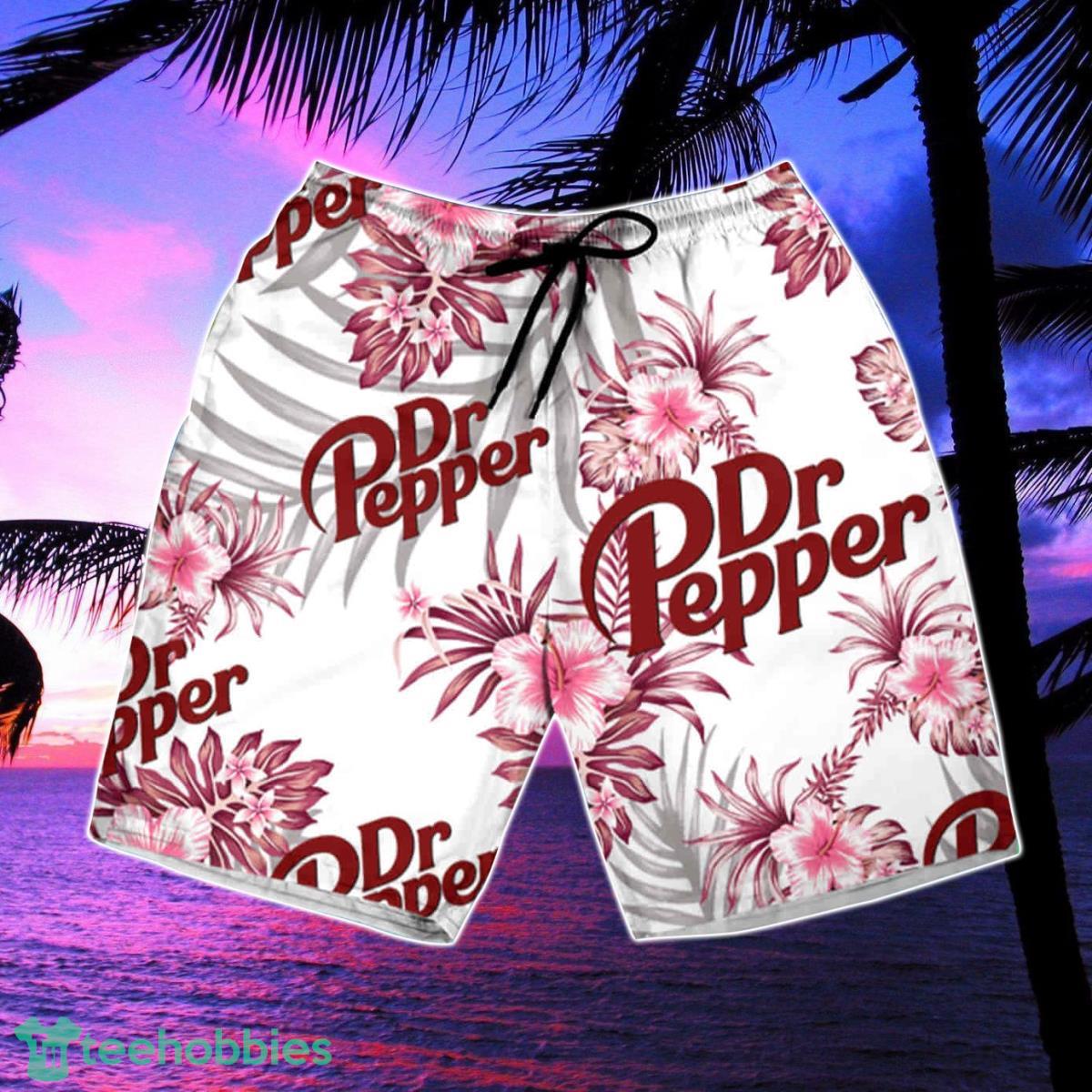 Dr Pepper Hawaiian Shirt Short