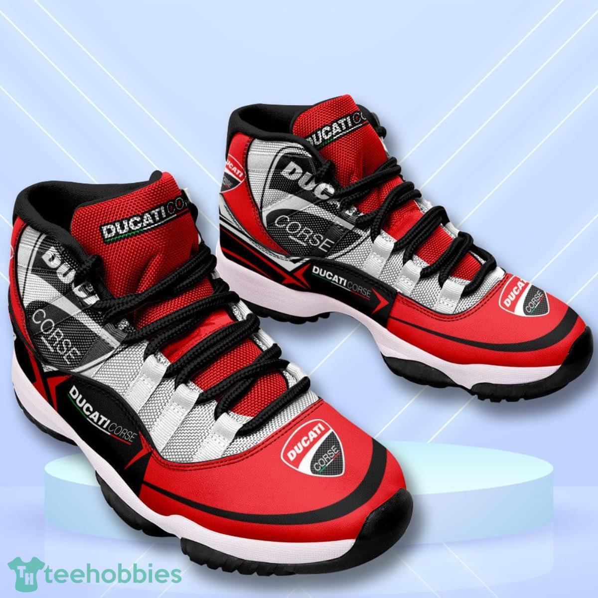 Ducati Corse Custom Name Air Jordan 11  Sneakers Vintage Shoes Product Photo 2