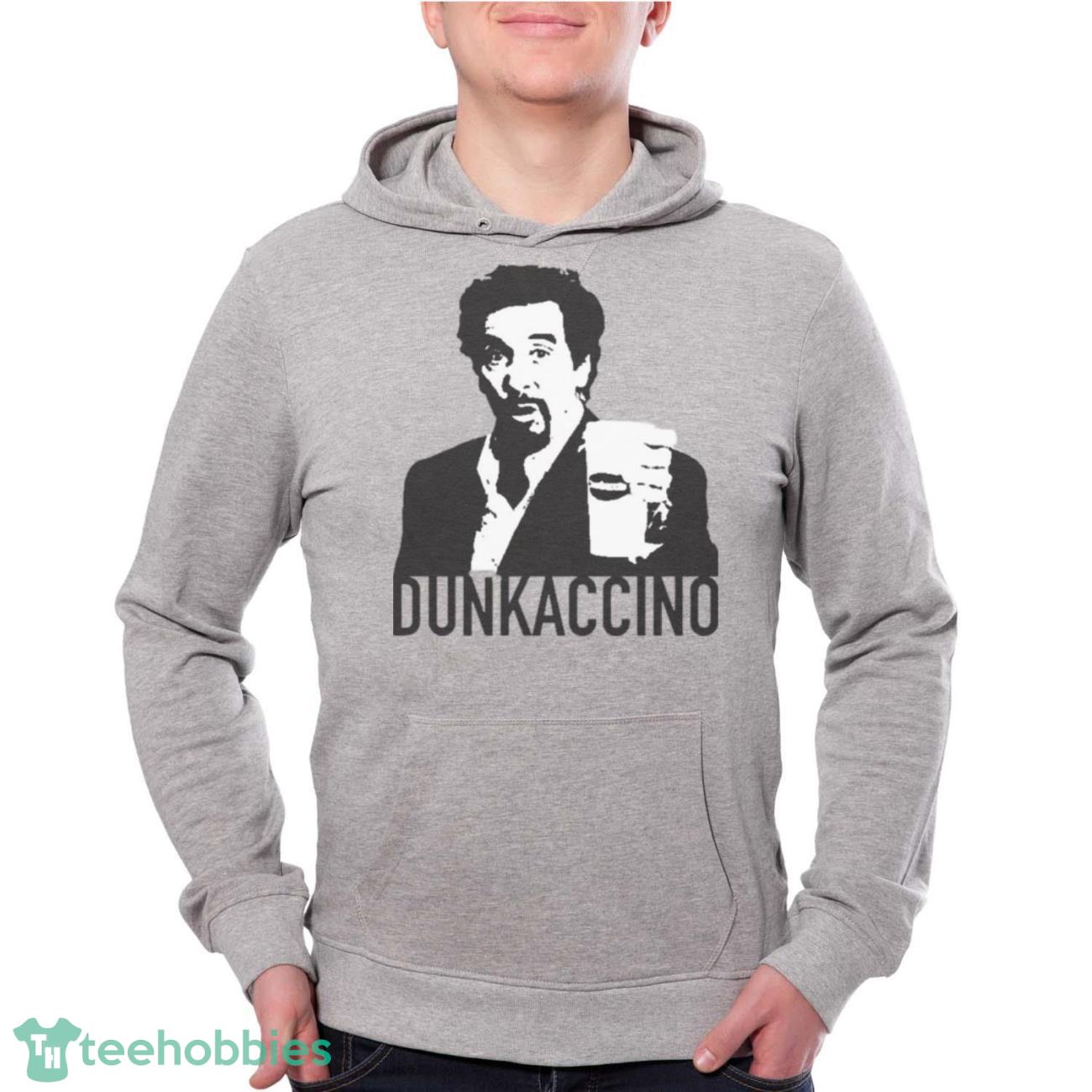 Dunkaccino Meme Comedy Shirt - Grey Unisex Hoodie