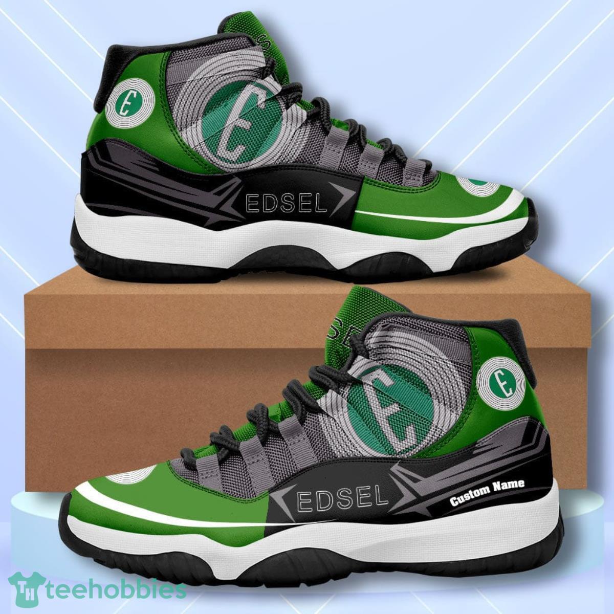 Edsel Custom Name Air Jordan 11  Sneakers Vintage Shoes Product Photo 1