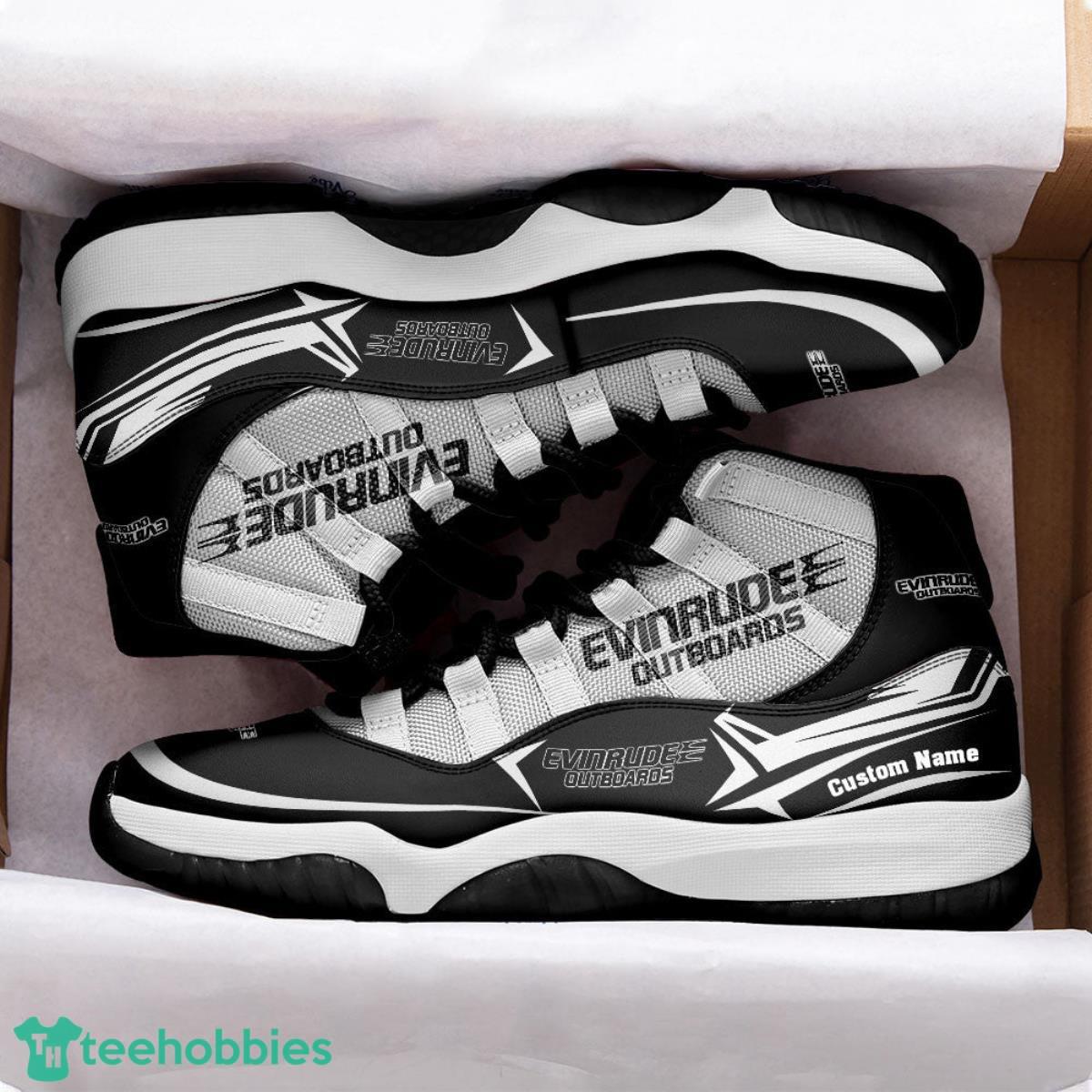 Evinrude Outboards Custom Name Air Jordan 11  Sneakers Vintage Shoes Product Photo 2