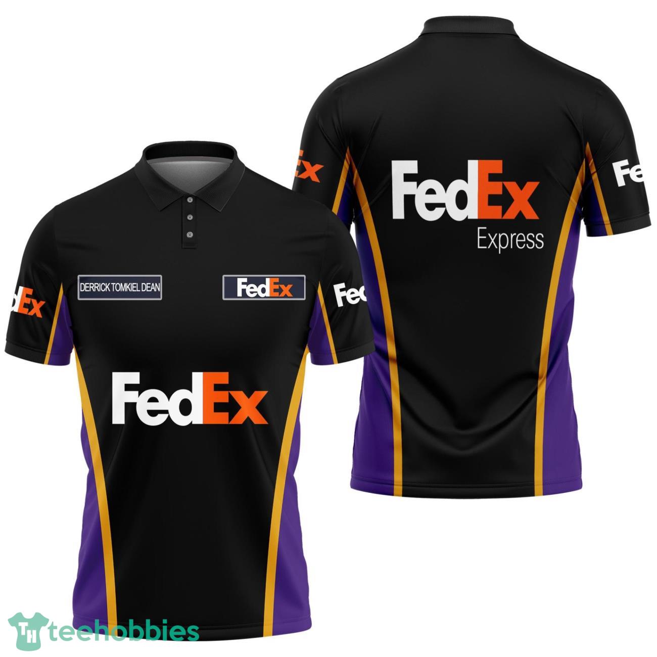 FedEx Express Custom Name Polo Shirt For Postal Worker Product Photo 1