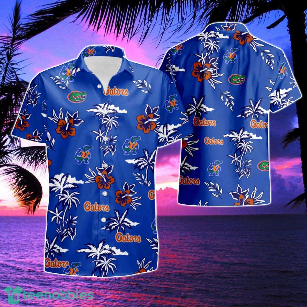 Florida Gators Aloha Tropical Pattern Hawaiian Shirt & Short Product Photo 1