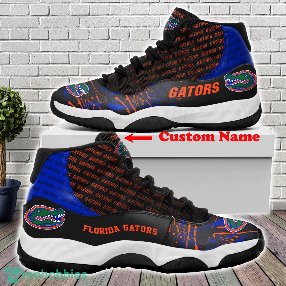 Florida Gators Custom Name Air Jordan 11 Sneakers For Fans Product Photo 1