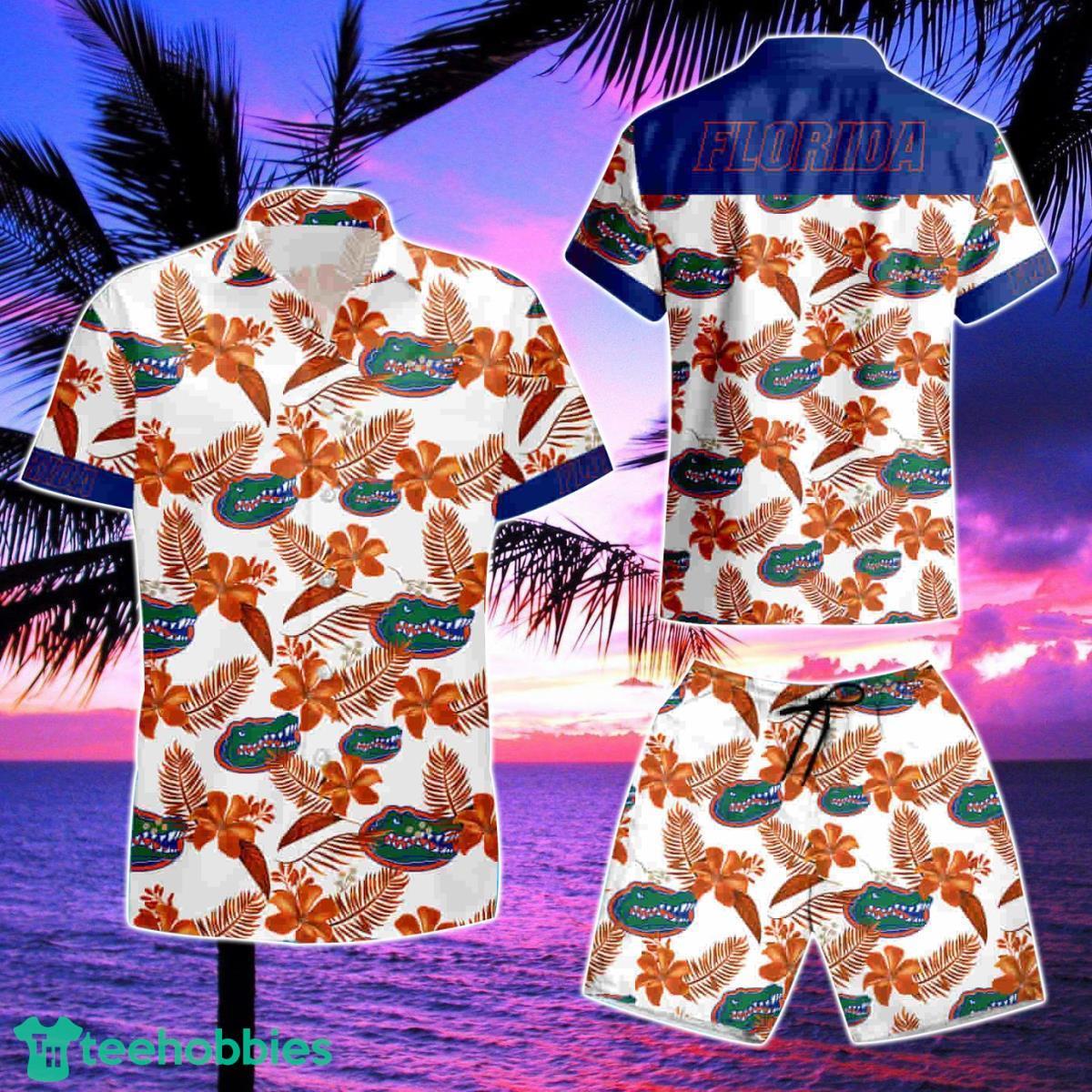 Florida Gators Football 3D Hawaiian Shirt & Short Product Photo 2