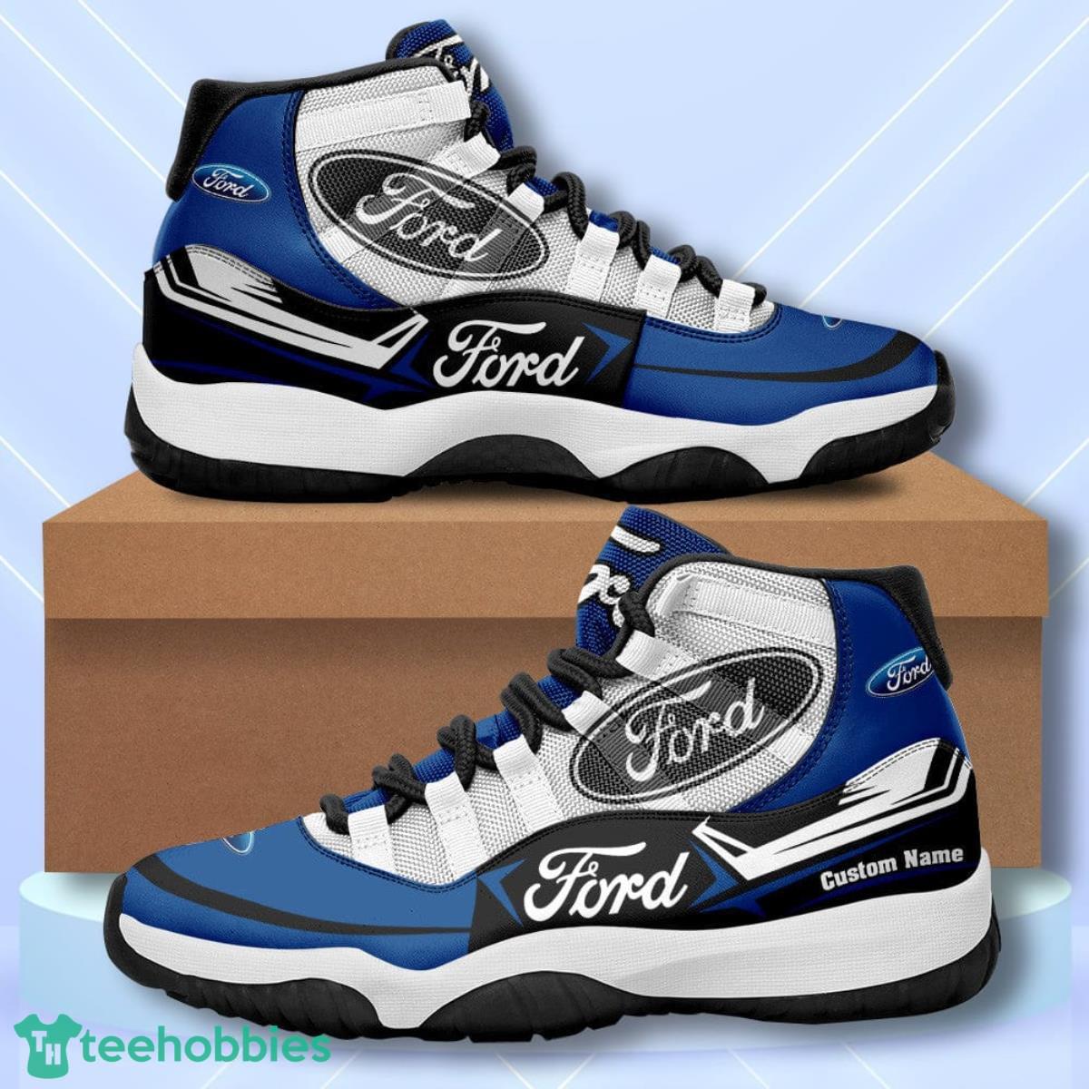 Ford Motors Custom Name Air Jordan 11  Sneakers Vintage Shoes Product Photo 1