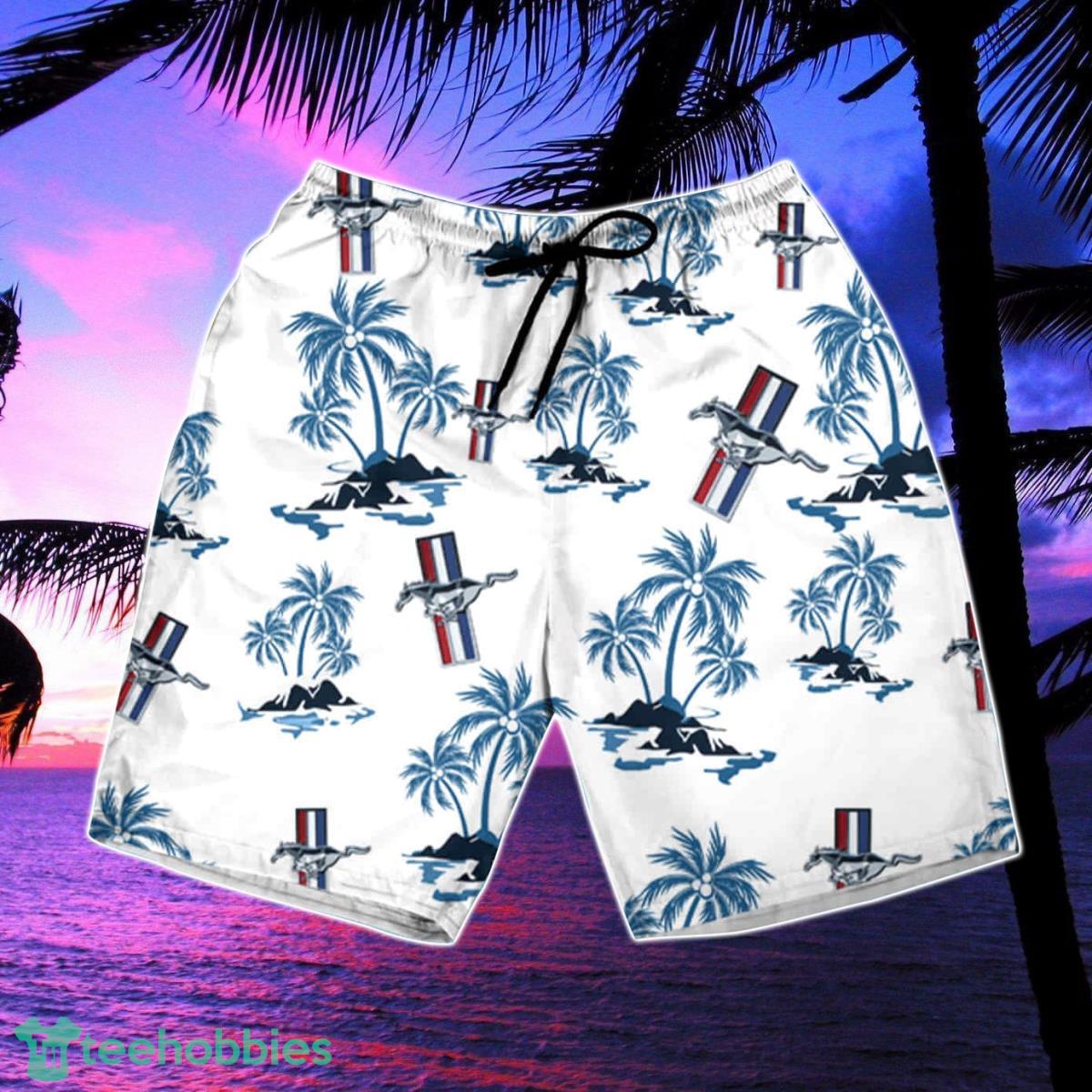 Custom Ford Bronco Hawaiian Shirt and Men Shorts, Gift For Car Lovers