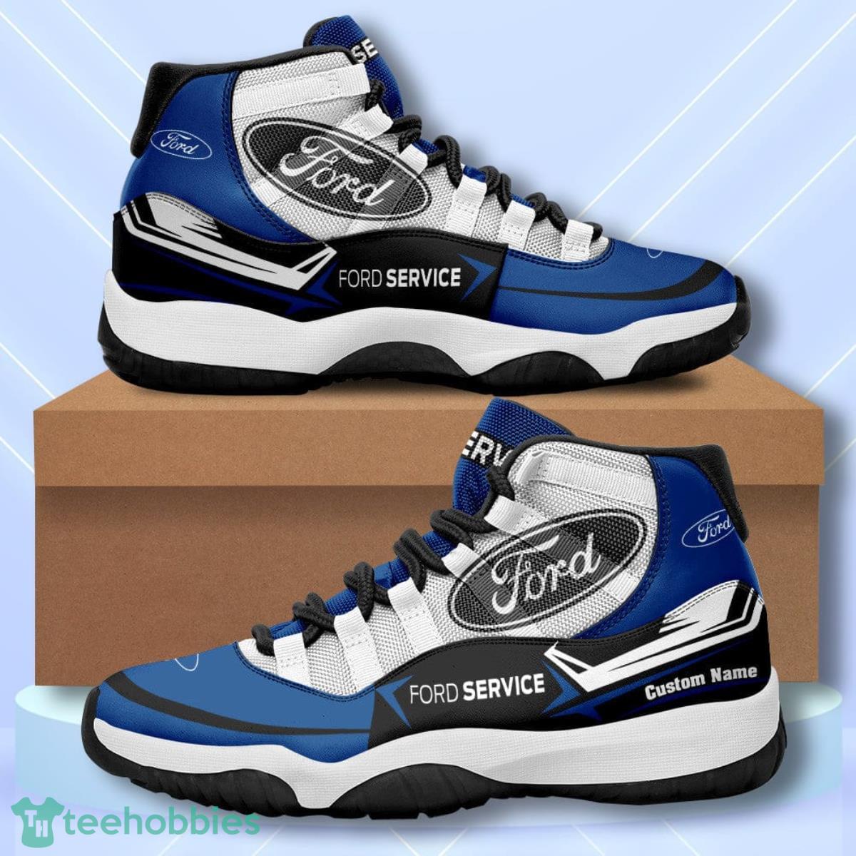 Ford Service Custom Name Air Jordan 11  Sneakers Vintage Shoes Product Photo 1