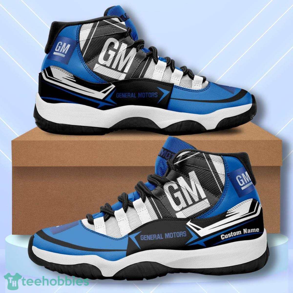 General Motors Custom Name Air Jordan 11  Sneakers Vintage Shoes Product Photo 1