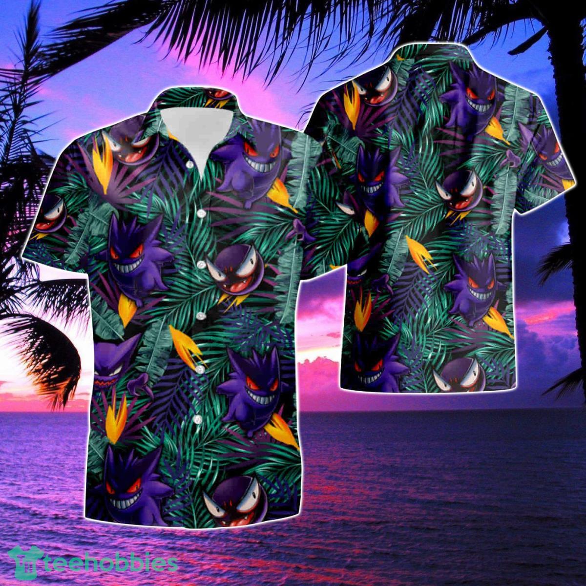 Gengar Evolution Hawaiian Shirt & Short Product Photo 1