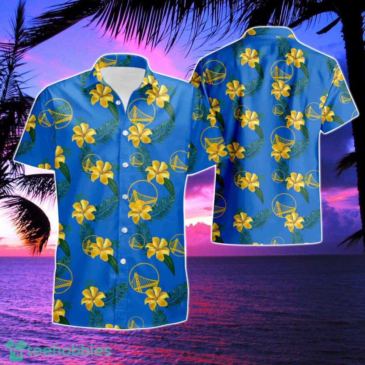 Golden State Warriors Hawaiian Shirt & Short Product Photo 1