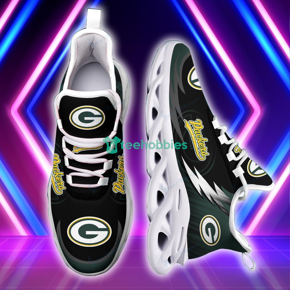 Green Bay Packers  Max Soul Shoes Hot Sneakers For Fans Product Photo 2