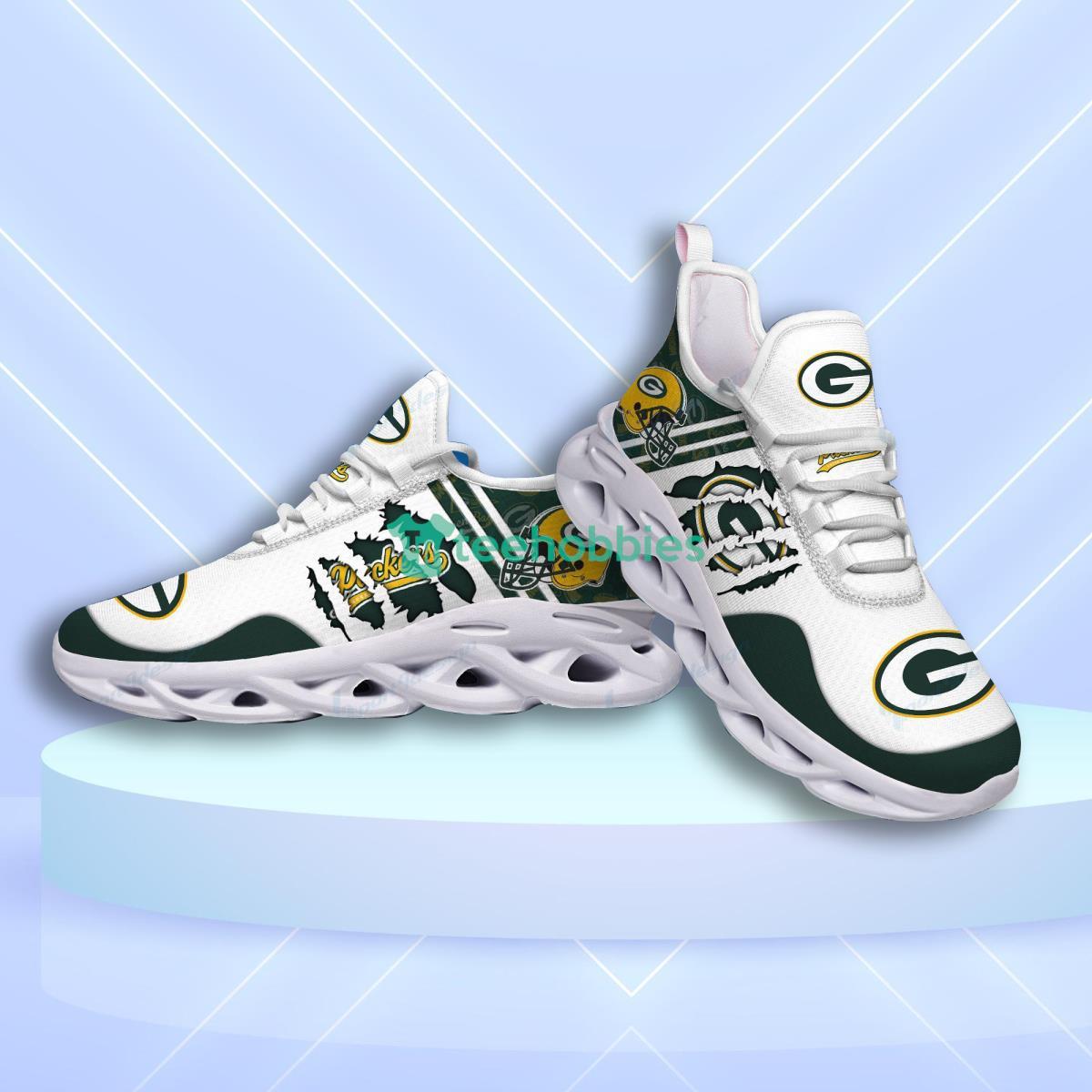 Green Bay Packers  Max Soul Shoes Hot Sneakers Gift For Fans Product Photo 1