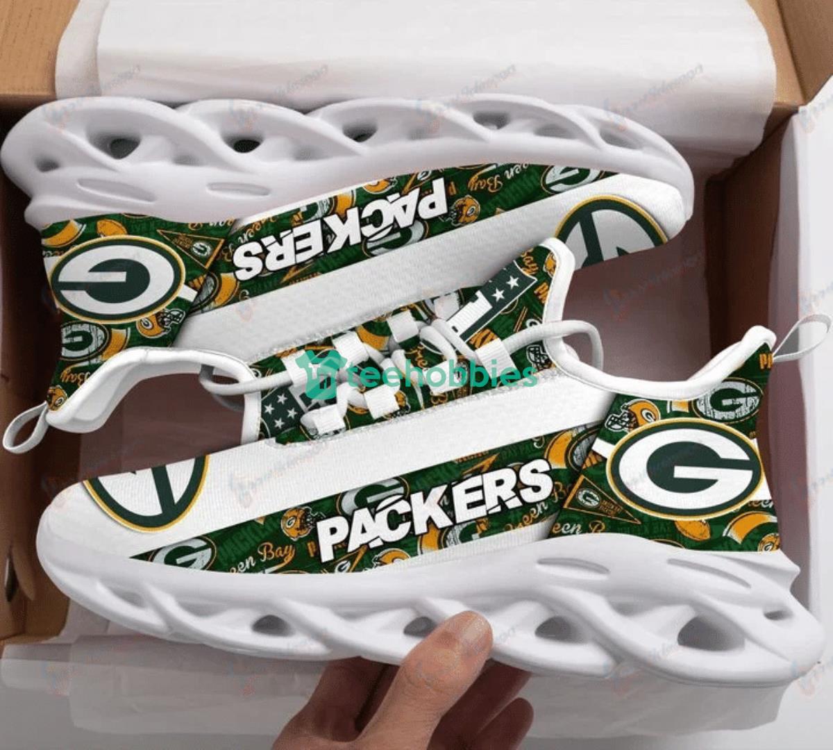 Green Bay Packers Max Soul Shoes Hot Sneakers Special Gift For Men Women