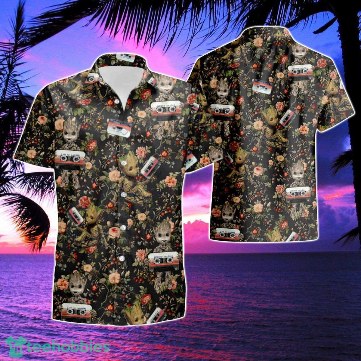 Groot Gt Vintage Hawaiian Shirt & Short Product Photo 1