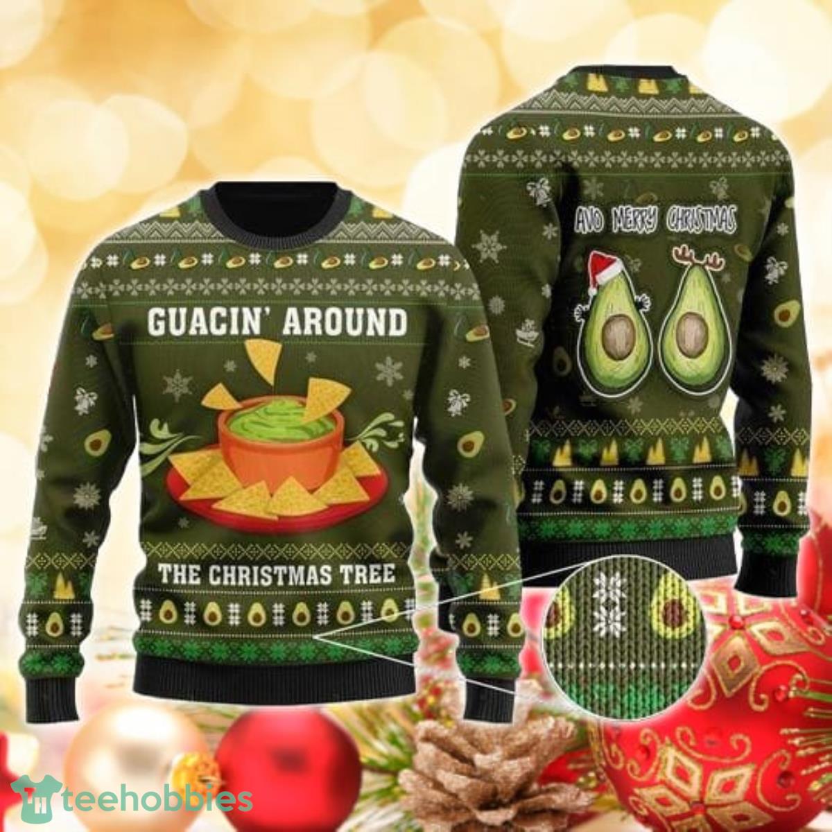 Guacin Around The Christmas Tree 3D Sweater Ugly Christmas Sweater For Men Women Product Photo 1 Guacin Around The Christmas Tree 3D Sweater Ugly Christmas Sweater For Men Women Product Photo 1