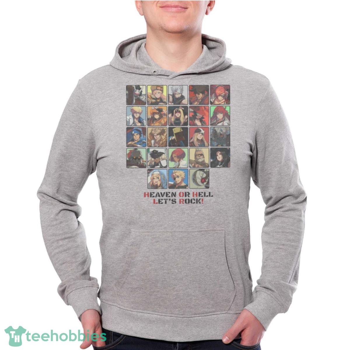 Guilty Geallchars Guilty Gear Shirt - Grey Unisex Hoodie