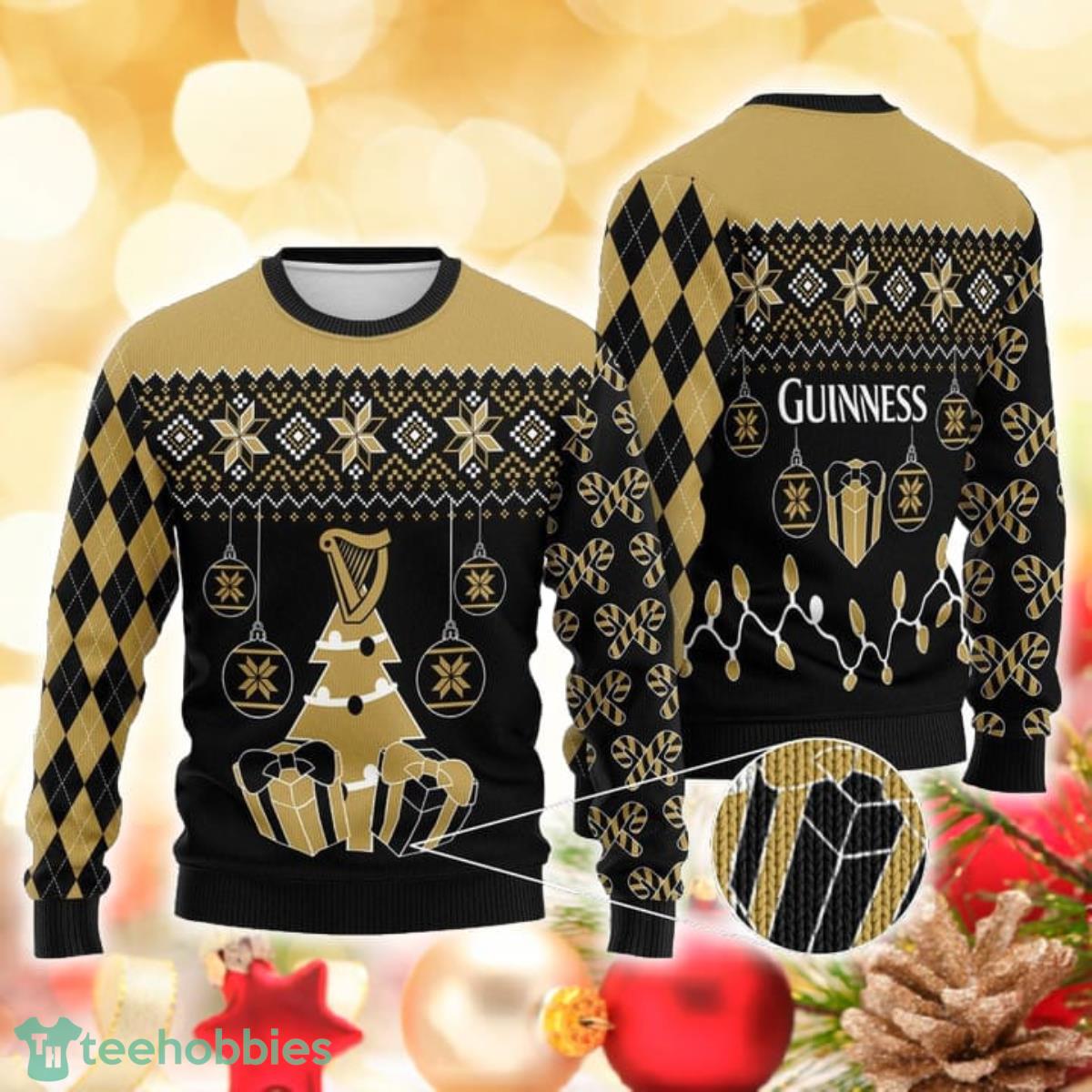 Guinness Beer 3D Sweater Ugly Christmas Sweater For Men Women Product Photo 1