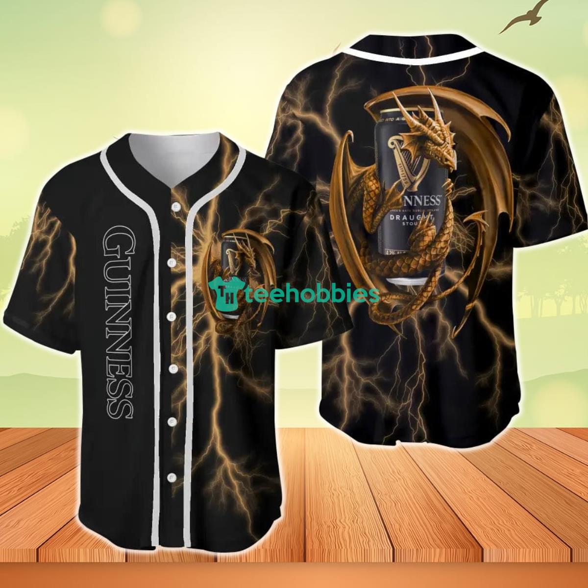 Guinness Dragon Thunder Baseball Jersey Product Photo 1