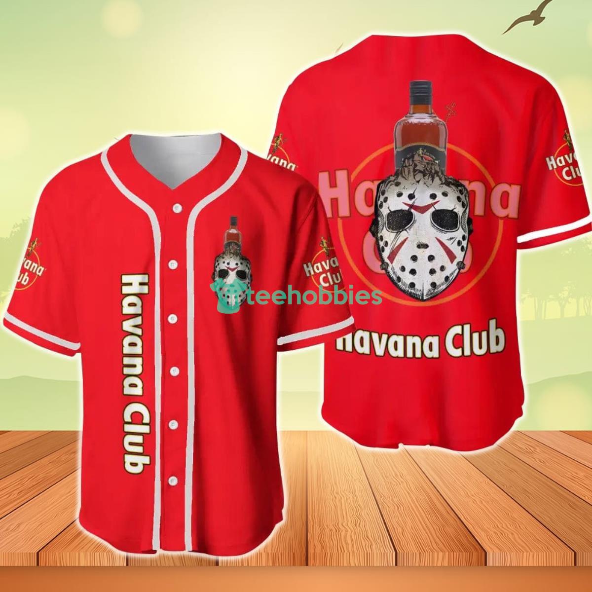 Havana Club Horror Halloween Baseball Jersey Product Photo 1