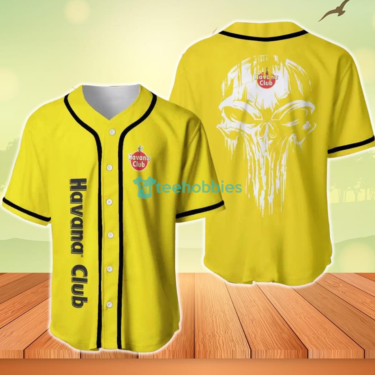 Havana Club Skull Baseball Jersey Product Photo 1