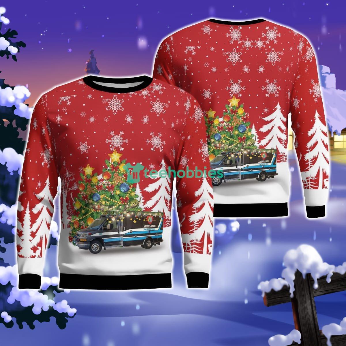 Henderson, Nevada, Community Ambulance AOP Ugly Sweater Gift For Christmas Product Photo 1 Henderson, Nevada, Community Ambulance AOP Ugly Sweater Gift For Christmas Product Photo 1