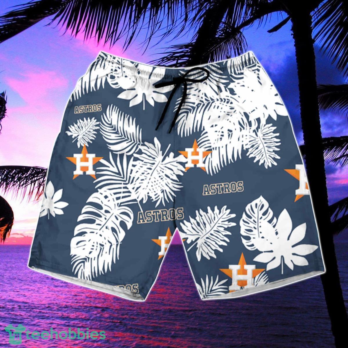 Houston Astros Tropical Flower Hawaiian Shirt