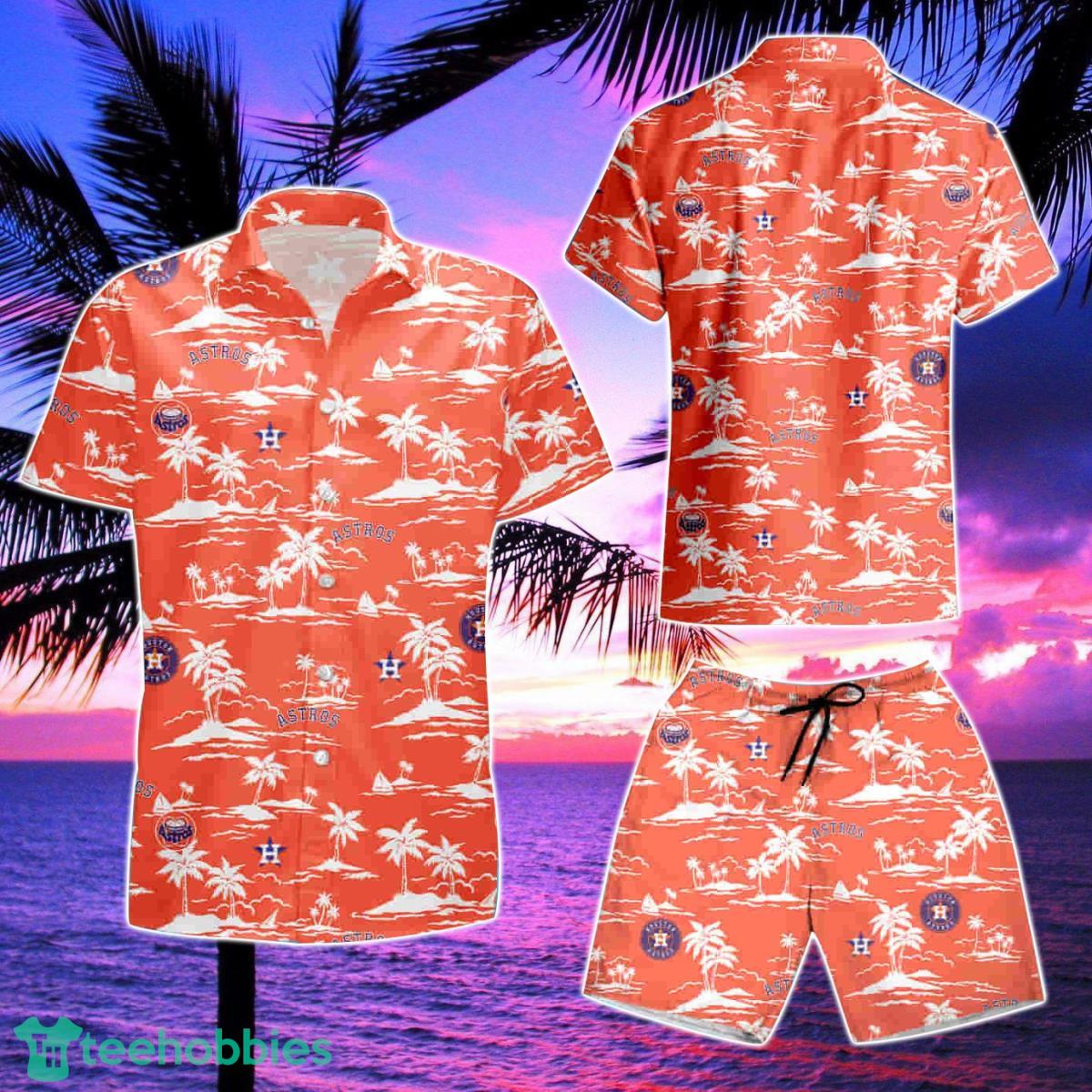 Houston Astros Vintage Mlb Hawaiian Shirt & Short Product Photo 2