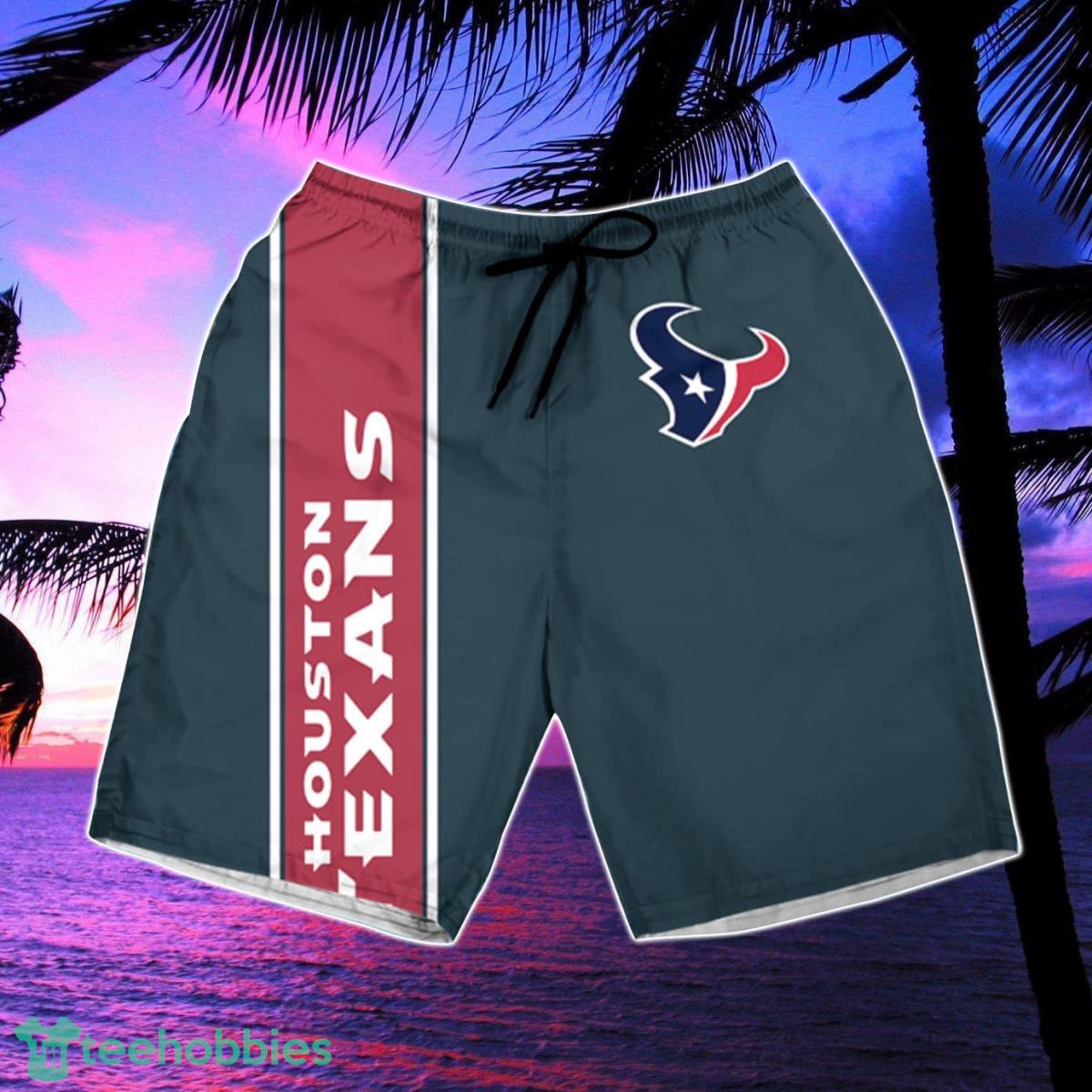 Houston Texans Football Up Hawaiian Shirt & Short