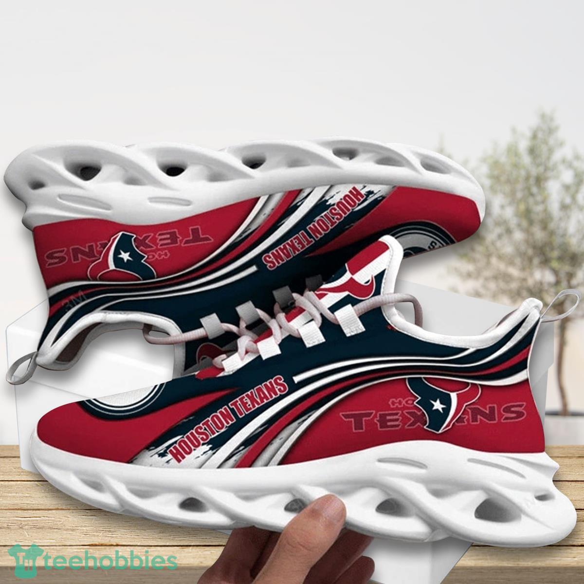 Houston Texans Team Max Soul Shoes Running Sneakers For Real Fans Product Photo 1