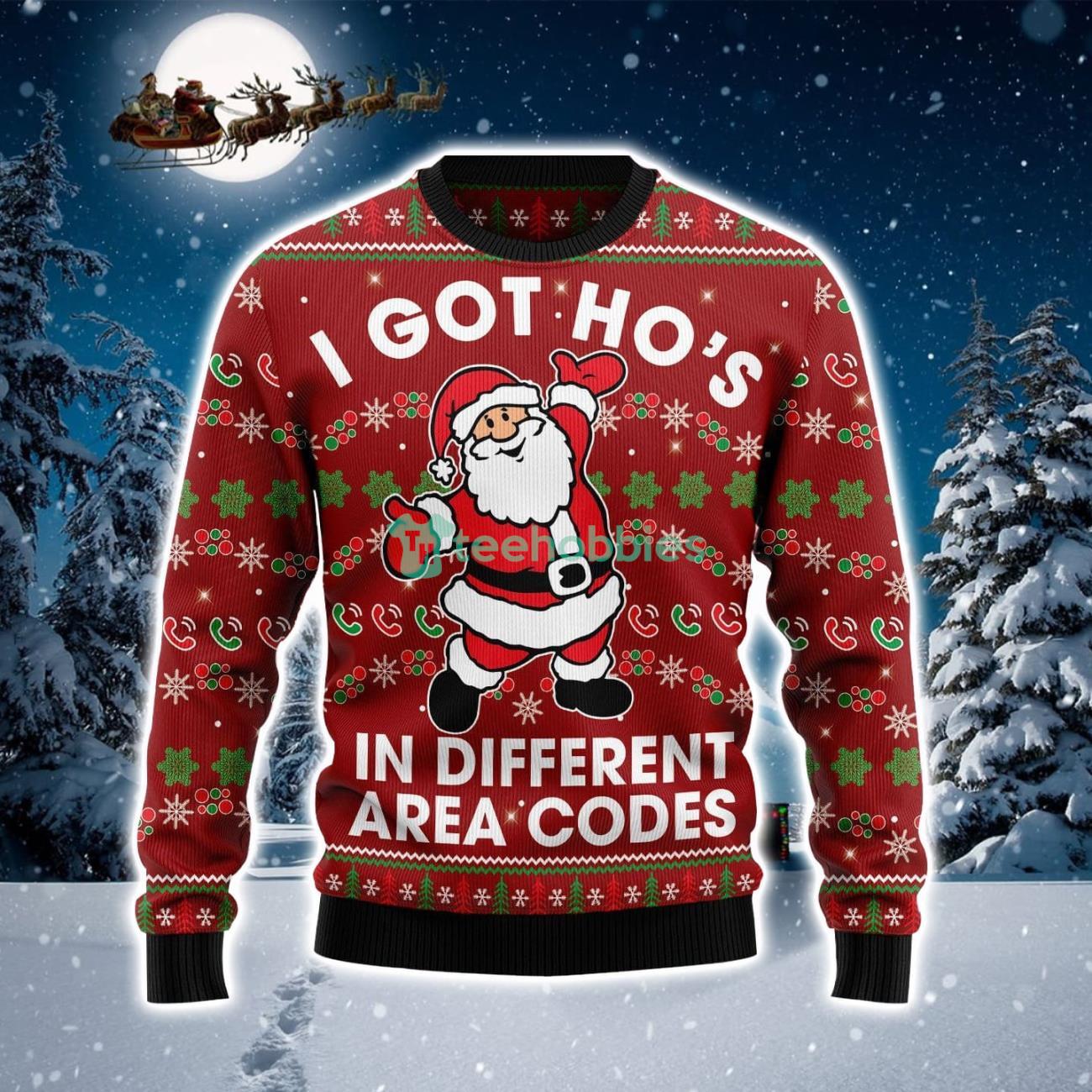  Where My Hos At Ugly Christmas Sweater Style