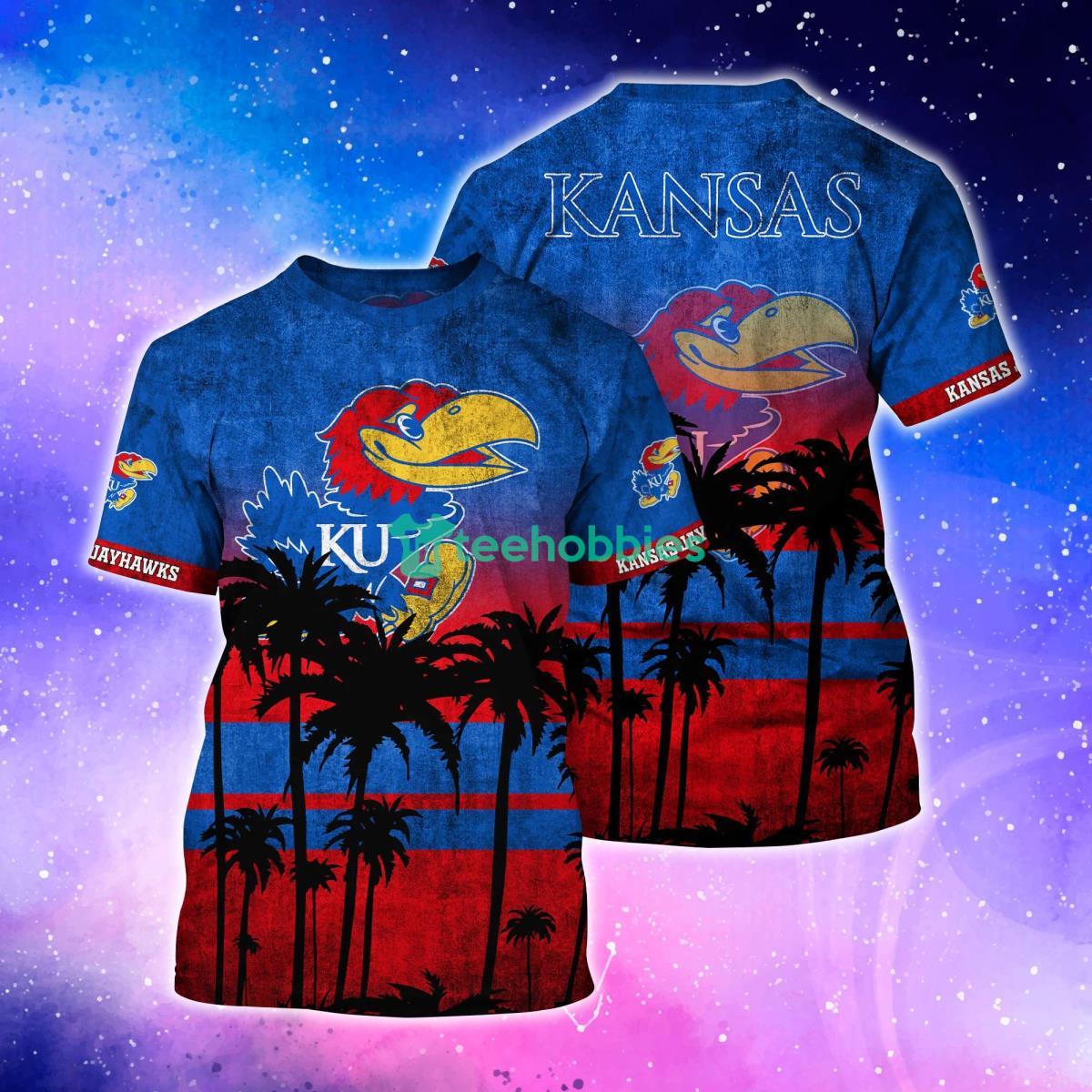Kansas Jayhawks Hot Trending 3D T-Shirt For Fans Product Photo 1