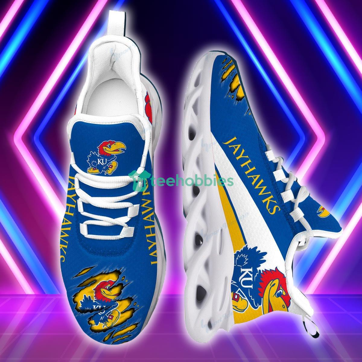 Kansas Jayhawks Max Soul Shoes New Model Sneakers For Fans Product Photo 2