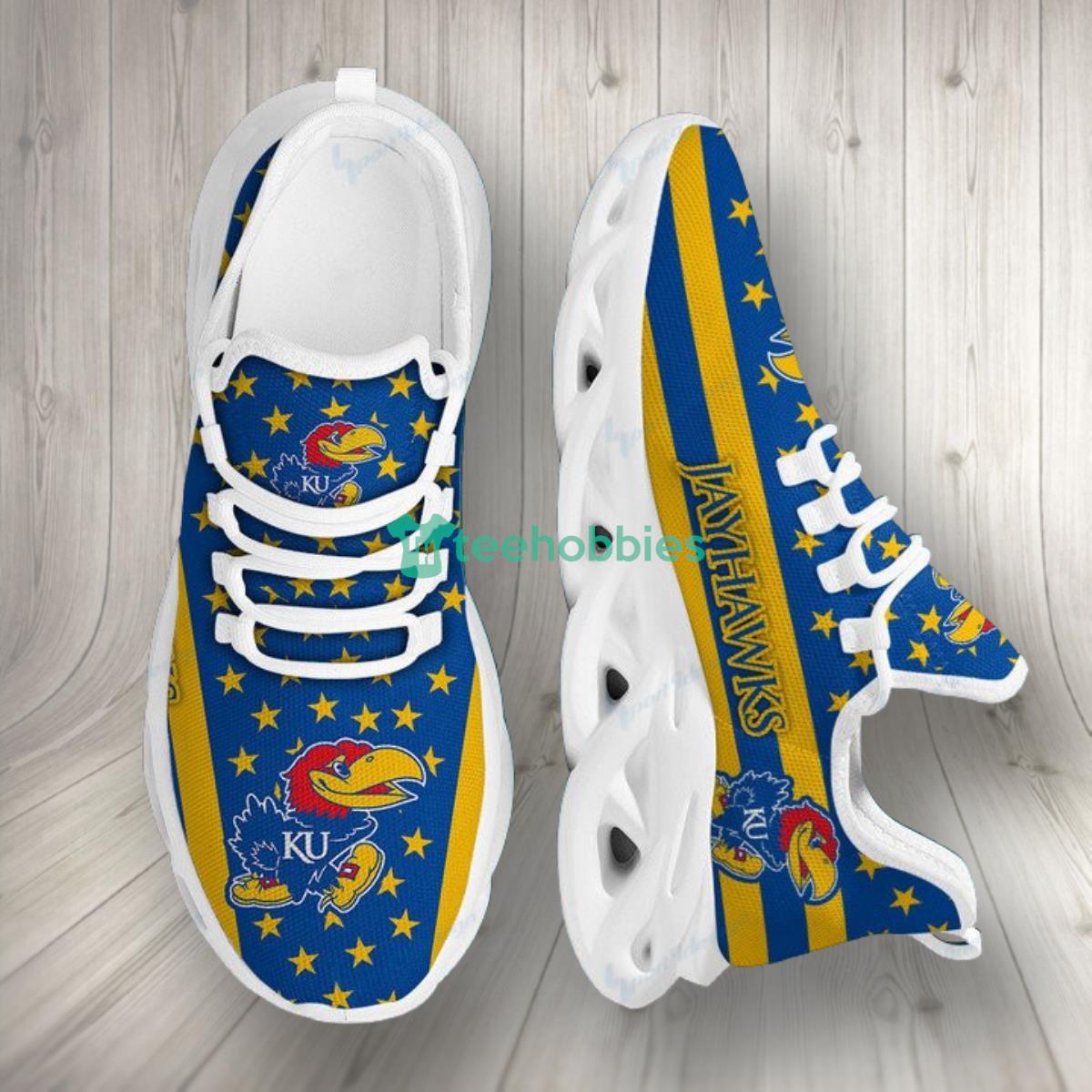 Kansas Jayhawks Max Soul Shoes New Model Sneakers Gift For Fans Product Photo 2