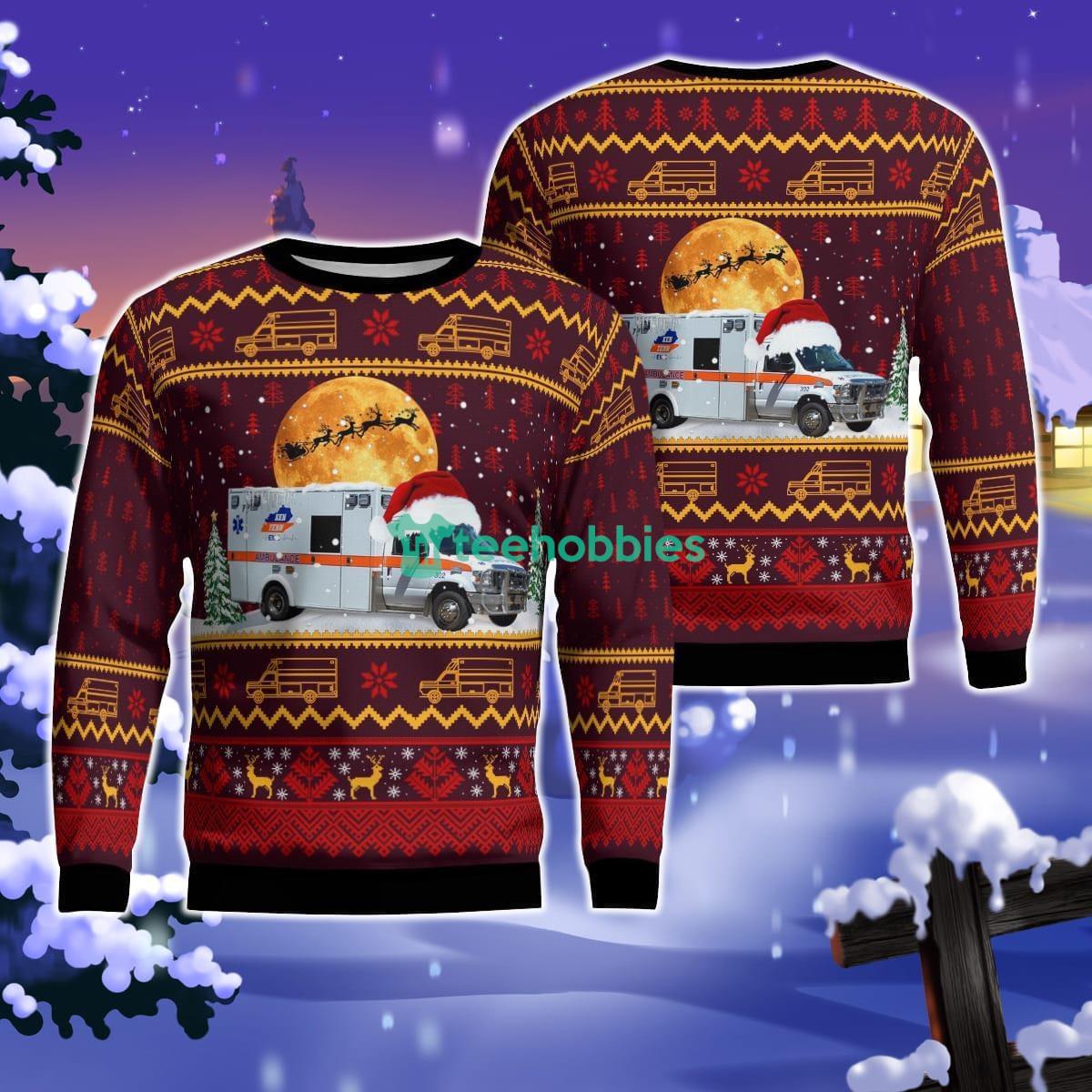 KenTenn EMS, Fulton, Kentucky Christmas AOP Ugly Sweater For Men Women Product Photo 1 KenTenn EMS, Fulton, Kentucky Christmas AOP Ugly Sweater For Men Women Product Photo 1