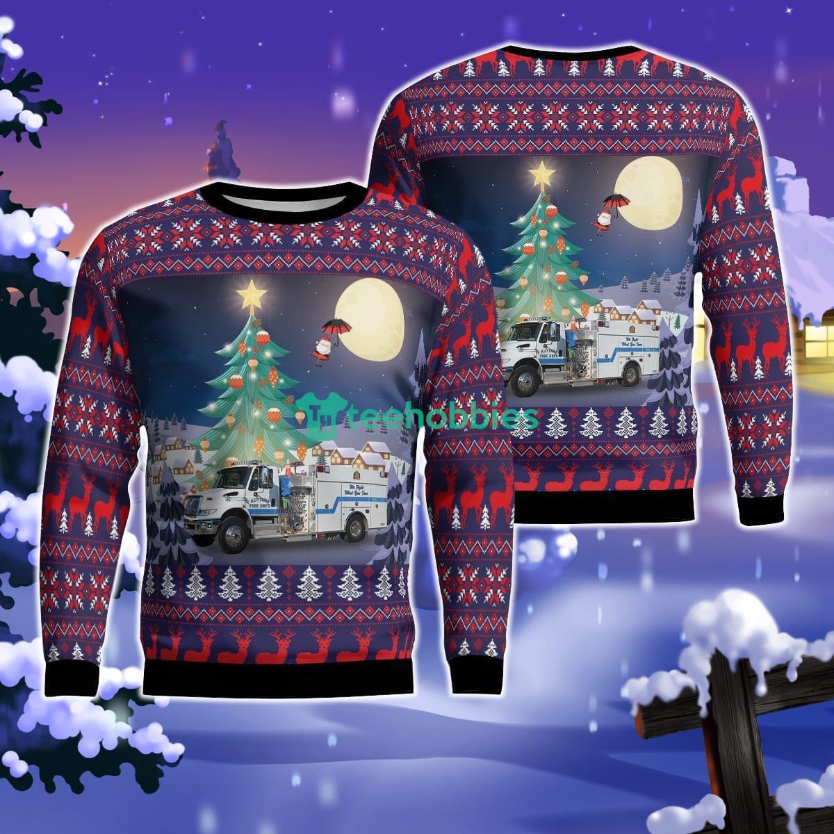 Kuttawa, Kentuck, Kuttawa Fire Department Christmas AOP Ugly Sweater For Men Women Product Photo 1 Kuttawa, Kentuck, Kuttawa Fire Department Christmas AOP Ugly Sweater For Men Women Product Photo 1