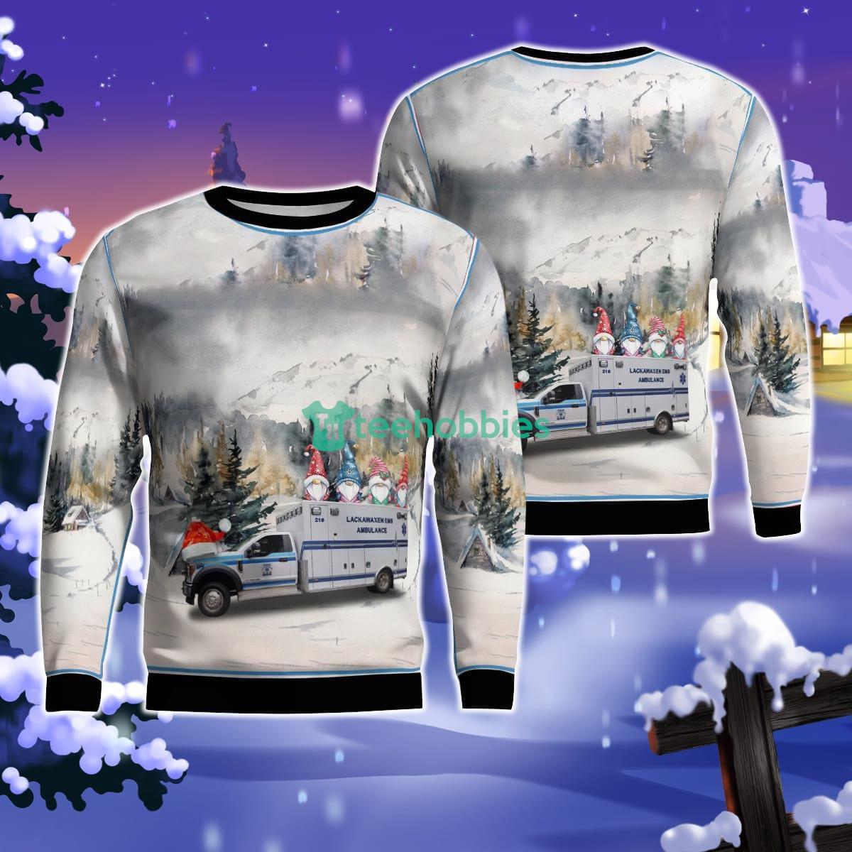 Lackawaxen EMS, Lackawaxen, Pennsylvania Christmas Christmas AOP Ugly Sweater For Men Women Product Photo 1 Lackawaxen EMS, Lackawaxen, Pennsylvania Christmas Christmas AOP Ugly Sweater For Men Women Product Photo 1