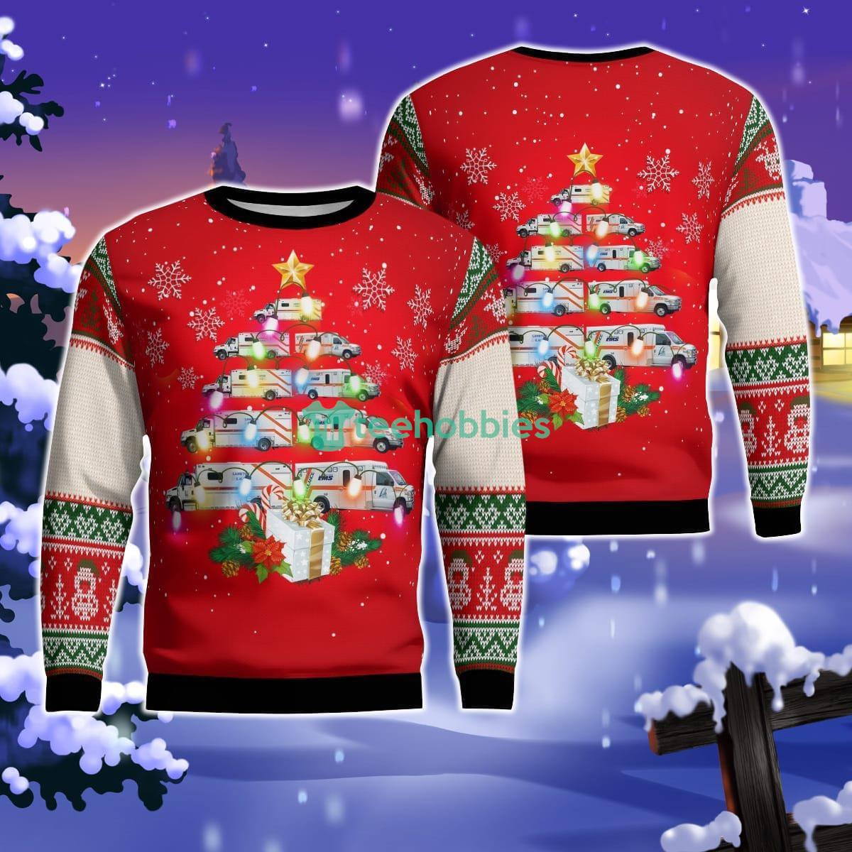 Lambton EMS Christmas Christmas AOP Ugly Sweater For Men Women Product Photo 1 Lambton EMS Christmas Christmas AOP Ugly Sweater For Men Women Product Photo 1