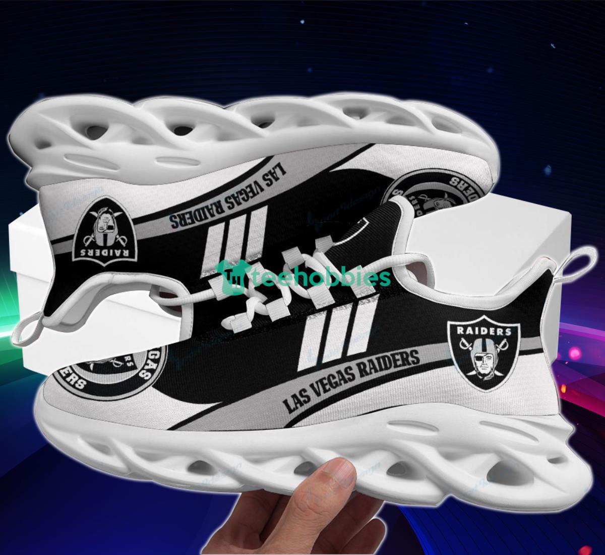 Oakland Raiders Max Soul Running Sneakers V51 On Sale - Tana Elegant