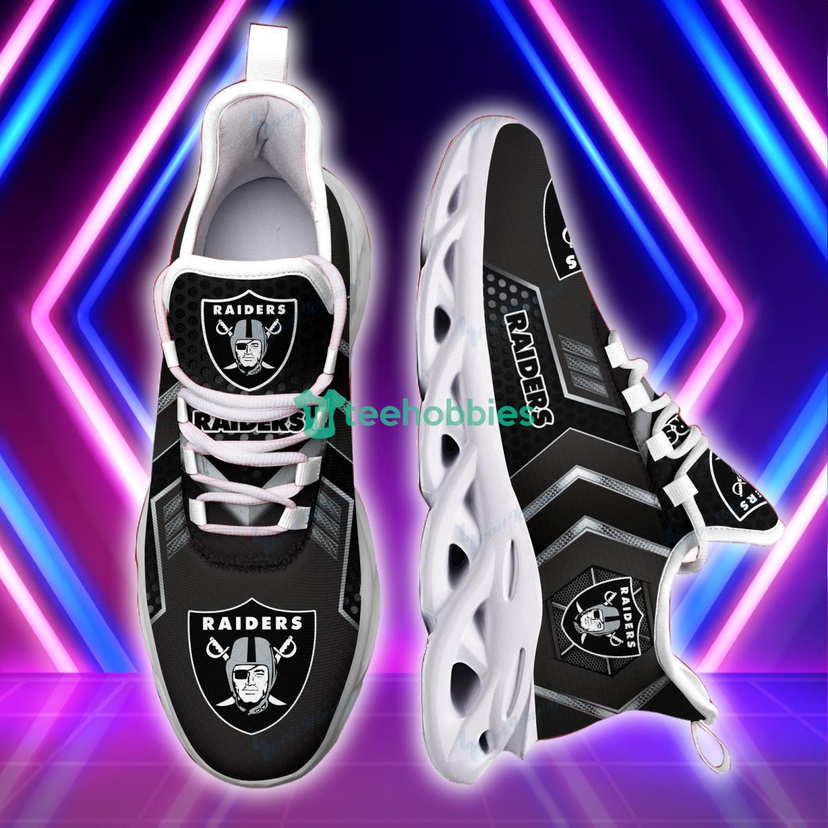 Las Vegas Raiders  Max Soul Shoes Hot Sneakers Unique Gift For Fans Product Photo 2
