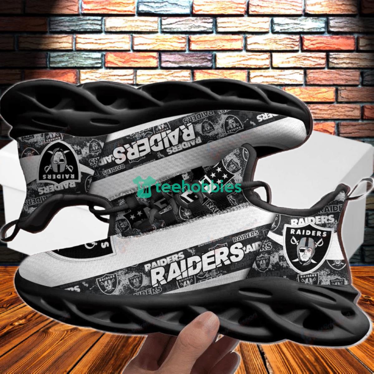 Las Vegas Raiders  Max Soul Shoes Trending Sneakers For Fans Product Photo 2