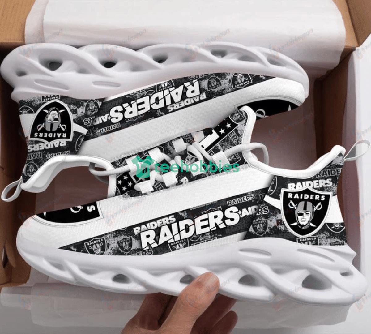Las Vegas Raiders  Max Soul Shoes Trending Sneakers For Fans Product Photo 1