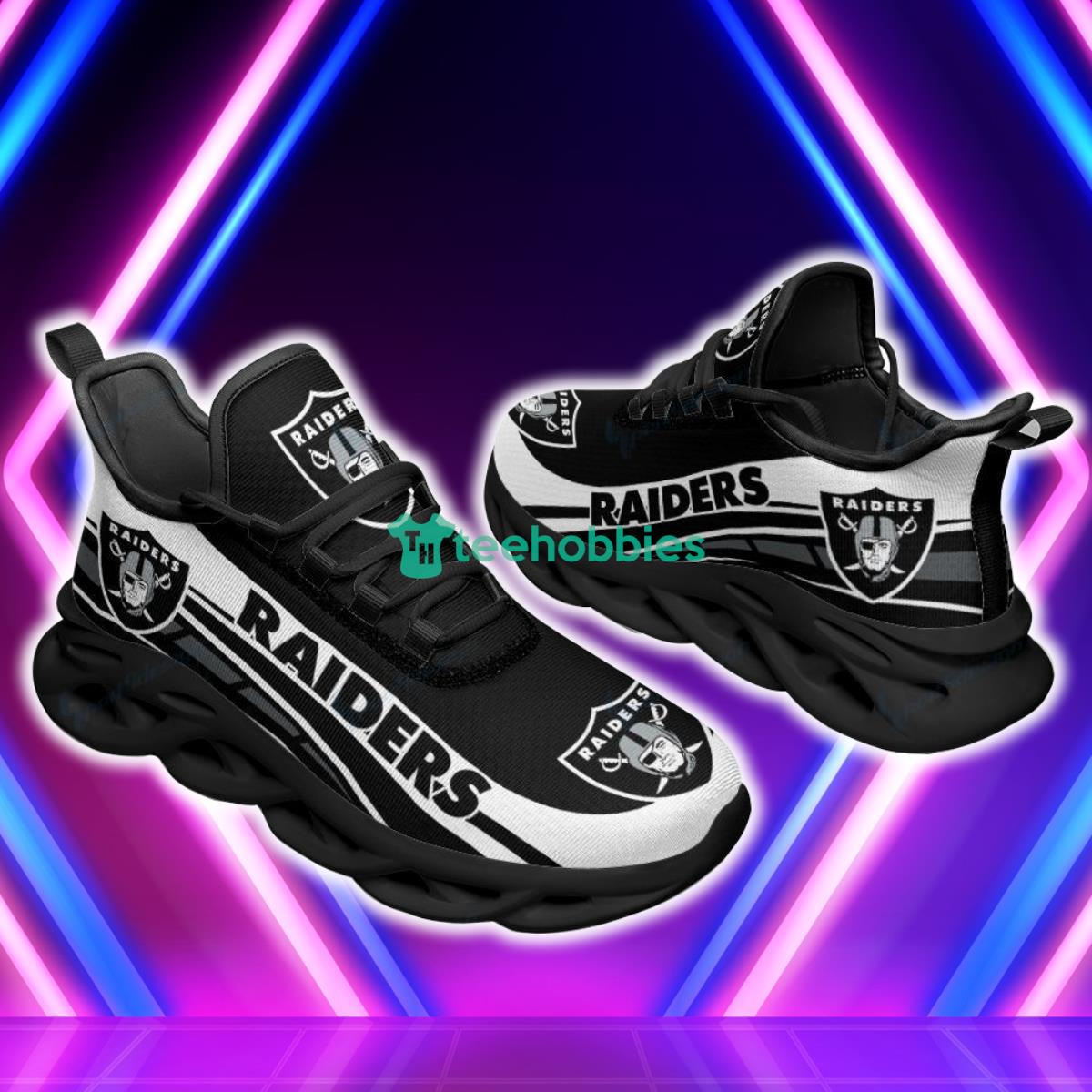 Las Vegas Raiders  Max Soul Shoes Trending Sneakers Style Gift For Fans Product Photo 2