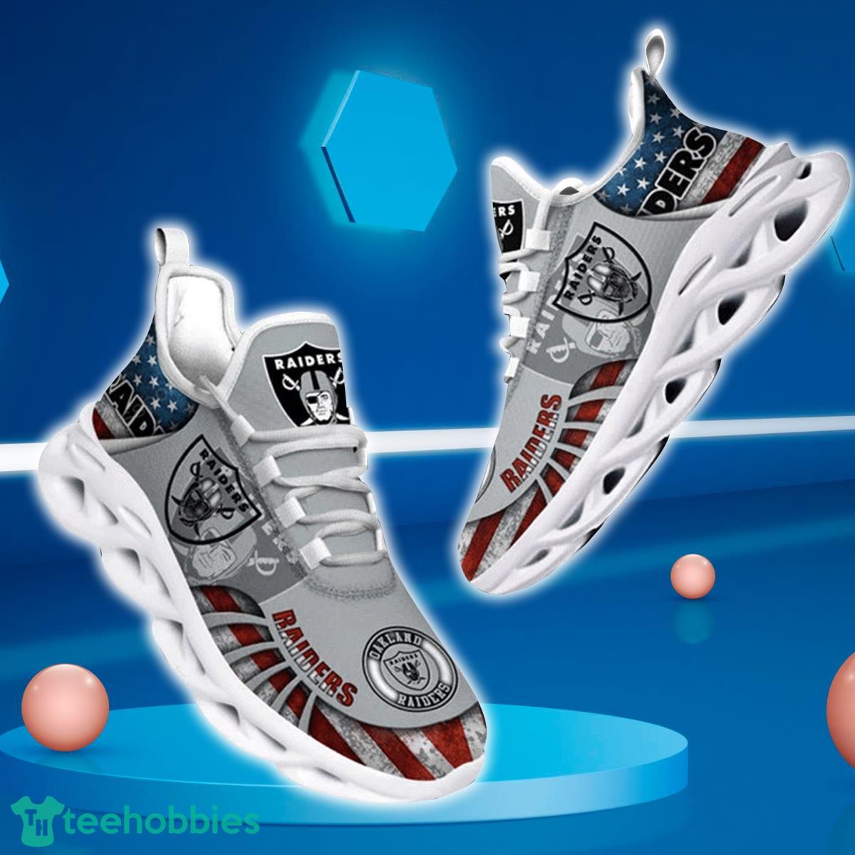 Las Vegas Raiders Team Max Soul Shoes Running Sneakers For Fans Product Photo 1