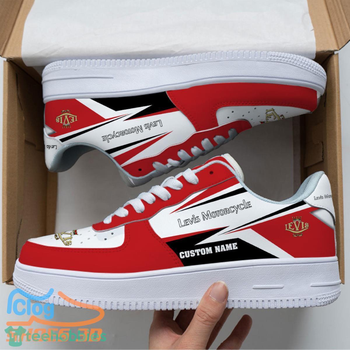 Levis Motorcycle Custom Name Air Force Shoes Sport Sneakers For Men Women Product Photo 1