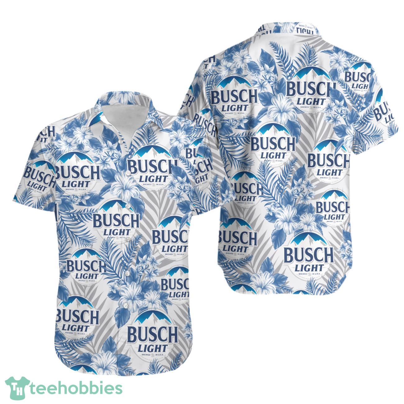 Light Beer Busch Latte Beer Hawaiian Shirt Product Photo 1