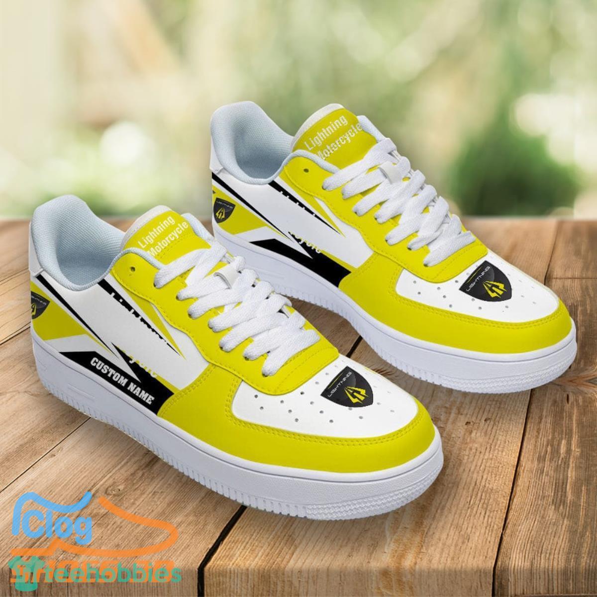 Lightning Motorcycles Custom Name Air Force Shoes Sport Sneakers For Men Women Product Photo 2